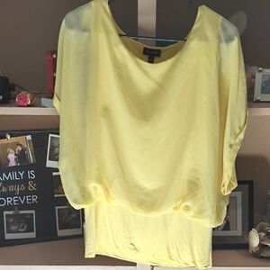 New Look Yellow Boxy Short Sleeve Blouse